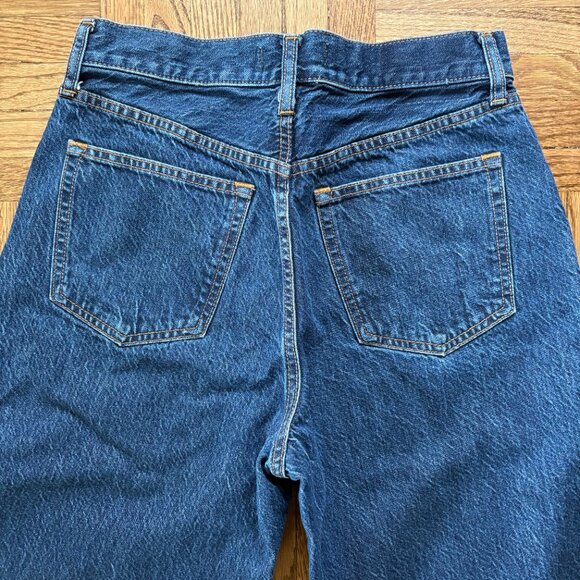 A&F High Rise Loose Jean - Dark Wash - Picture 4 of 5